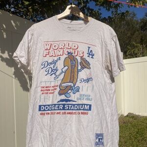 Dodger Dogs White Vintage T Shirt